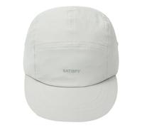 Satisfy - Casquette de trail résistante - PeaceShell Cordura Trail Cap Mist pour Homme en Nylon - Blanc Blanc