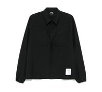 Satisfy - PeaceShell River Shirt - Homme - Chemises - Noir - Taille: M