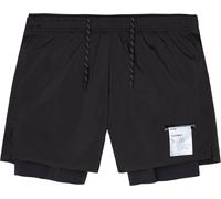 Satisfy - Short de running - Techsilk 8 Short Black pour Homme - Taille L - Noir Noir L
