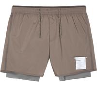 Satisfy - Short de running - TechSilk 8" Shorts Falcon pour Homme - Taille S - Marron Marron S