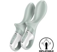 Satisfyer - air pump booty 3 vibrateur anal gonflable gris vert