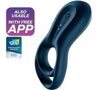 Satisfyer - application epic duo ring vibrator bleu
