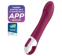 Satisfyer Big Heat - vibromasseur point G chauffant rechargeable (rouge)