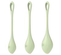 Satisfyer - Boules de geisha - set de 3 - silicone vert