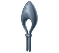 Satisfyer Bullseye - Anneau pénien vibrant contrôlé par application, pour hommes (gris)
