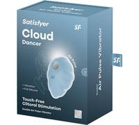 Satisfyer Cloud Dancer Double Air Pulse Vibrator Blue 1 Unité
