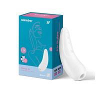 Satisfyer Curvy 2 Connect App | Stimulateur Clitoridien avec Vibrations | Vibro-Masseur rechargeable à ondes de Pression | Sex Toýs Femme | Étanche (IPX7) Sex Toys