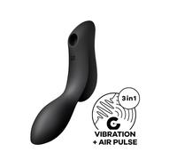 Satisfyer Curvy Trinity 2 Stimulateur Vibreur Noir 1ut