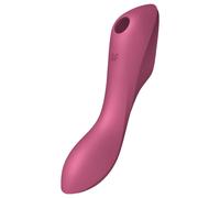 Satisfyer Curvy Trinity 3 - stimulateur clitoridien et vaginal 2en1 - rouge