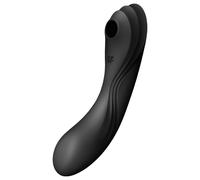 Satisfyer Curvy Trinity 4 - vibrateur 2en1 à vagues d'air (noir)