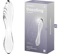 Satisfyer – Gode Dazzling Crystal – Chaud & Froid – Transparent – 1 ut