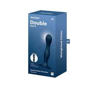 Satisfyer Double Ball-R Dildo Blue 17,5 cm