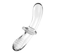 Satisfyer Gode Double Crystal en verre 20 cm Hot & Cold Transparent