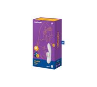 Satisfyer Double Flex Blanc Vibromasseur Rabbit Connecté