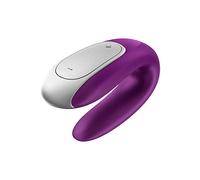 Satisfyer Double Fun Connect App, 9,5 cm, avec App, couleur:violet