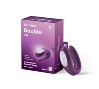 Satisfyer Double Joy Vibromasseur Stimulateur App Connéctable | Violet