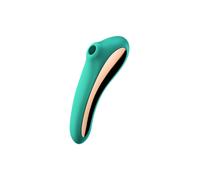 Satisfyer Dual Kiss 2:1 Vibro-Masseur à ondes de Pression | Etanche (IPX7) et Rechargeable | Stimulation intense Sex Toýs Femme | Silicone médical Sex-Toys | Gode Vibro Masseur
