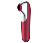 Satisfyer Dual Love - vibromasseur clitoridien et vaginal connecté - rouge