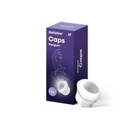 Satisfyer Embouts Pro Penguin Next Generation | Silicone doux pour la Peau | Blanc et 5 Pièces | Stimulation Clitoridienne sans Contact | Sex Toýs Femme Accessoire bien-être intime