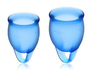 Satisfyer Feel Confident Menstrual Cup Coupe menstruelle Dark blue