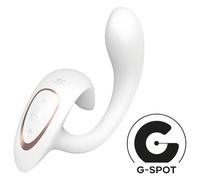 Satisfyer G for Goddess 1 - stimulateur clitoris et point G - blanc