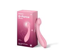 Satisfyer Vibrateur G-Force, Point G, Étanche IPX7, Rechargeable, Silicone, Rose, 18,8 cm