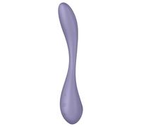 Satisfyer Vibromasseur point G G-Spot Flex 5+ 23 cm flexible 2 moteurs connecté lilas