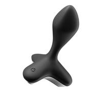 Satisfyer Plug anal Game Changer – Silicone médical, 12 programmes de vibration, IPX7, Noir