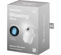 Satisfyer Glowing Ghost Double Air Pulse Vibrator White 1 Unité