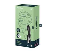 Satisfyer Vibromasseur Rabbit Heat Climax+ connecté 20,5 cm chauffant stimulateur périnée