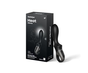 Satisfyer Heat Climax Vibromasseur Connect App Anal | 20,5 cm | Gode Vibro Masseur avec Fonction chaleur pour Stimulation Anale | Sex Toys Anal Unisexe | Sextoys femme | Érotique