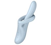 Satisfyer Heat Flex 4 - vibromasseur chauffant avec bras clitoridien (argent)
