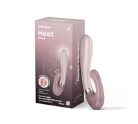 Satisfyer Heat Wave Connect App Vibrateur Rabbit | violet | 20 cm | Silicone médical | Avec fonction chaleur & contrôle par application | Stimulation vibrante | Sex Toys Femme