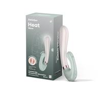Satisfyer Heat Wave Connect App Vibrateur Rabbit | violet | 20 cm | Silicone médical | Avec fonction chaleur & contrôle par application | Stimulation vibrante | Sextoys femme