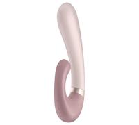 Satisfyer Heat Wave - vibromasseur chauffant connecté avec bras - beige