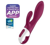 Satisfyer Heated Affair - vibromasseur chauffant pour clitoris - silicone rouge