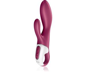 Satisfyer HEATED AFFAIR WARMING RABBIT vibromasseur avec stimulateur de clitoris 20.6 cm