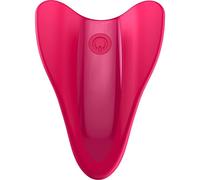 Satisfyer - Vibromasseur intime - High Fly 7 cm - Étanche (IPX7), rechargeable, 2 moteurs - Rouge