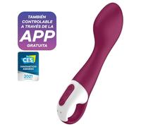 Satisfyer Hot Spot - vibromasseur point G chauffant rechargeable - rouge
