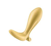 Satisfyer Plug anal vibrant Intensity Plug – Contrôlé par application, Étanche (IPX7) – Or