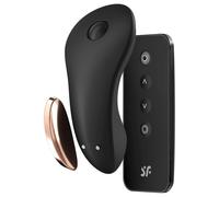 Satisfyer Little Secret - vibromasseur clitoridien connecté étanche - noir