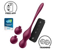 Satisfyer Love Birds Vary - Boules de geisha connectées modulables - rouge