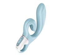 Satisfyer Love ME vibromasseur avec stimulateur de clitoris Blue 22 cm
