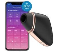 Satisfyer Love Triangle - Stimulateur clitoridien à ondes d’air contrôlé par application (noir)