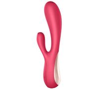 Satisfyer Mono Flex vibrador con estimulador de clítoris Red 20,3 cm
