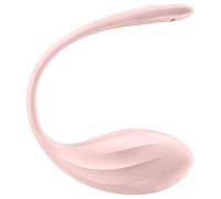 Satisfyer - oeuf vibrant télécommandé - rainuré - silicone rose