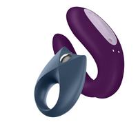 Satisfyer Pack Partner Box 2 – sextoys connectés, étanche (IPX7), silicone doux