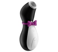 Satisfyer Penguin - stimulateur clitoridien rechargeable étanche - noir et blanc