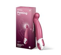 Satisfyer Petting Hippo Vibro-Masseur | 12 modes de vibration | Stimulation du clitoris et du point G | Etanche (IPX7)| Sex Toys Rechargeable et Silicone | Sex Toýs Femme | Gode Vibro Masseur