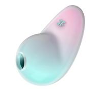 Satisfyer Stimulateur clitoridien Pixie Dust – Pulsations d'air et vibration, 11 modes – Mint/Pink